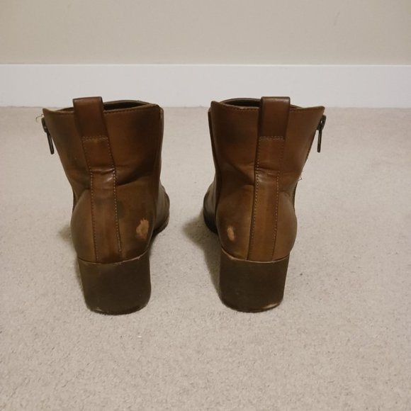 SOUL Naturalizer Women's Richy-Zip Ankle Boot, Banana Bread Brown - Picture 10 of 16